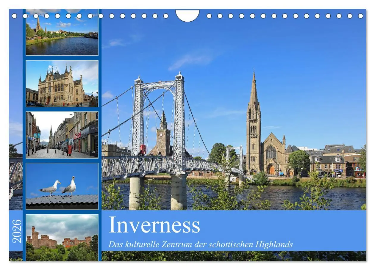 Cover: 9783457576090 | Inverness (Wandkalender 2026 DIN A4 quer), CALVENDO Monatskalender