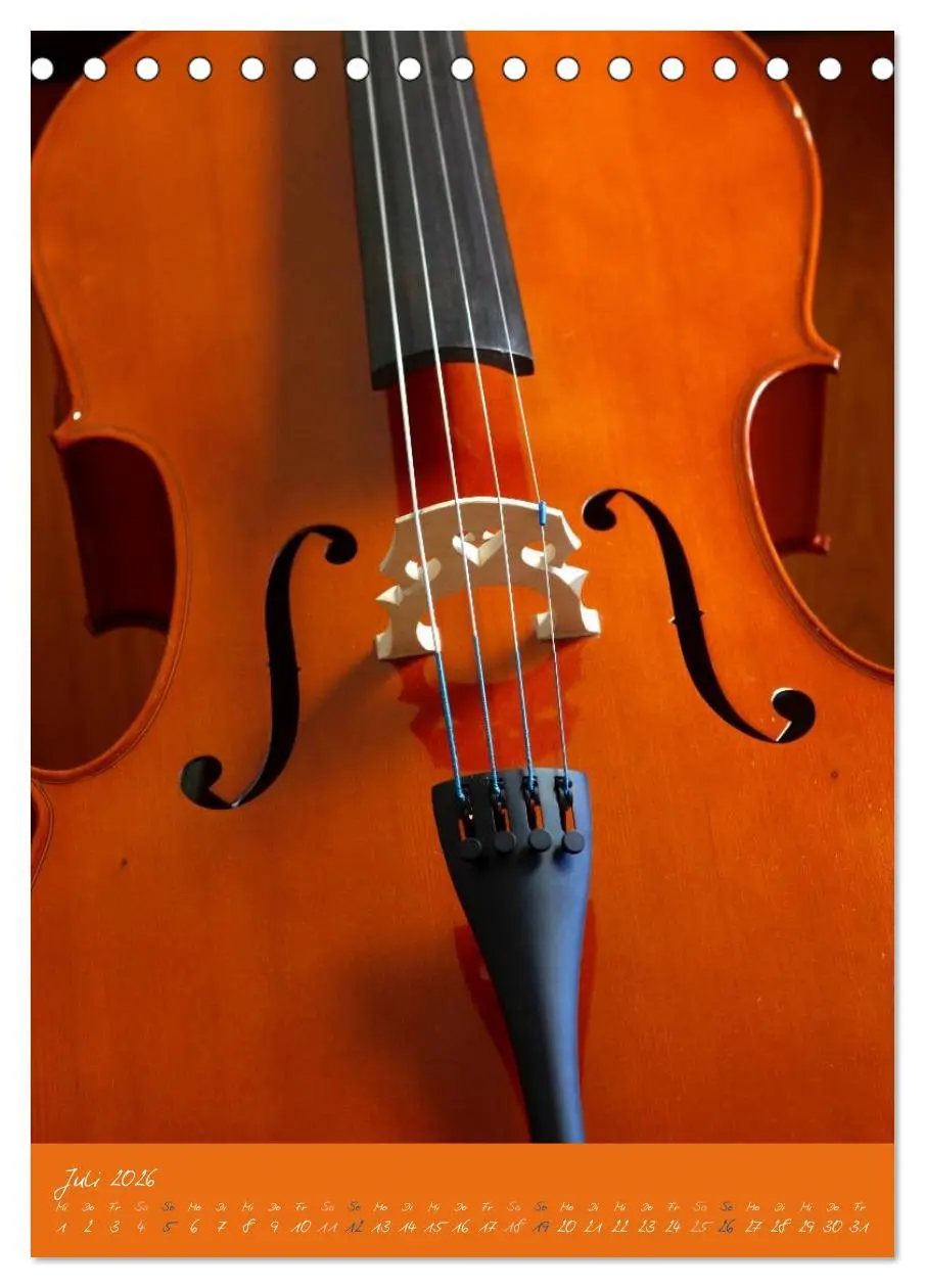 Bild: 9783516426090 | Geliebtes Cello (Tischkalender 2026 DIN A5 hoch), CALVENDO...