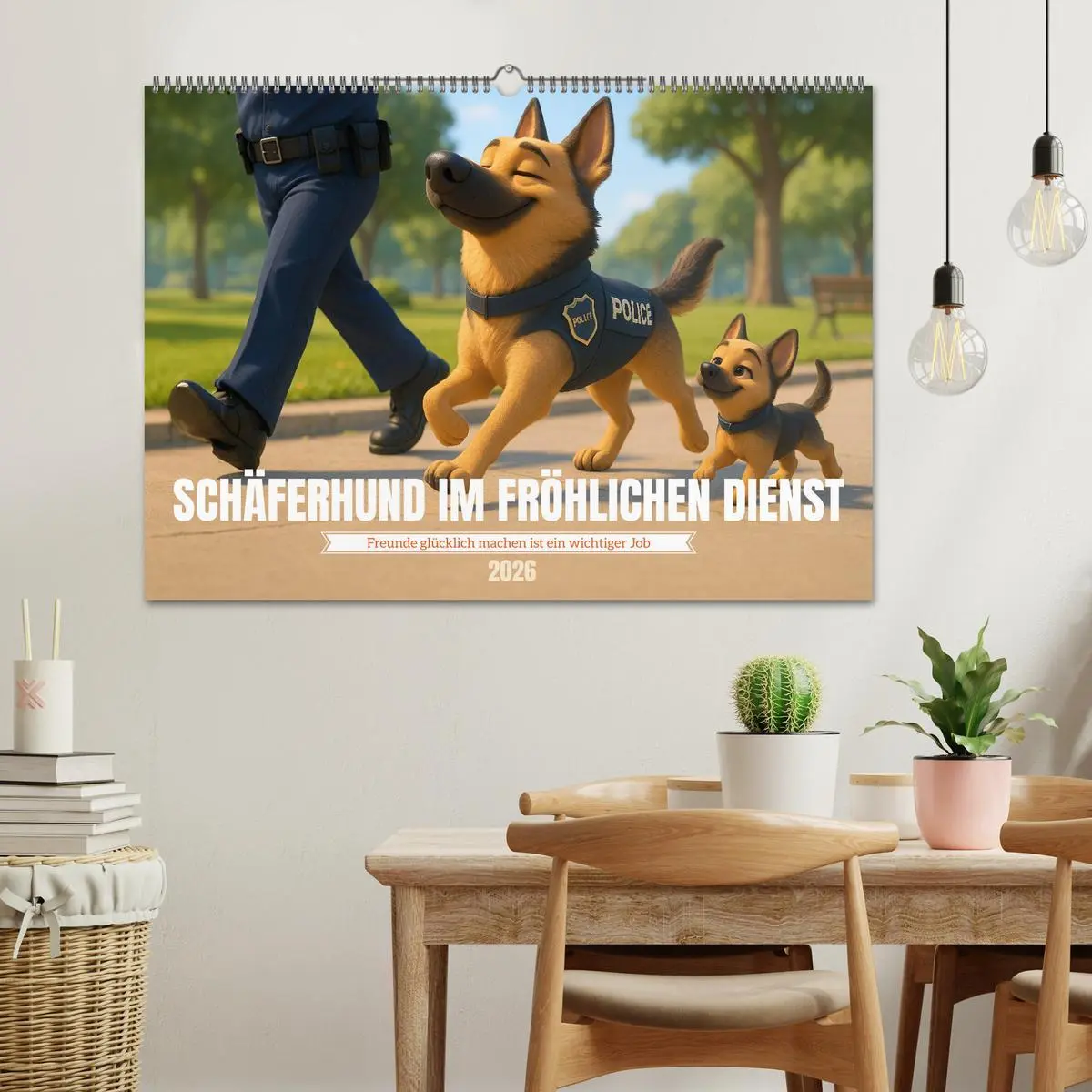 Bild: 9783516596090 | Schäferhund im fröhlichen Dienst (Wandkalender 2026 DIN A2 quer),...