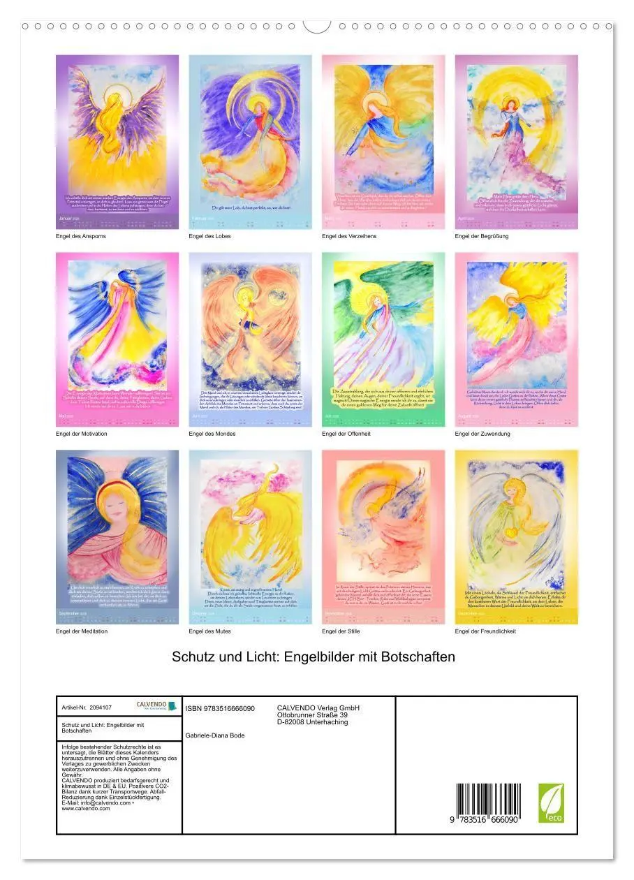 Bild: 9783516666090 | Schutz und Licht: Engelbilder mit Botschaften (hochwertiger Premium...