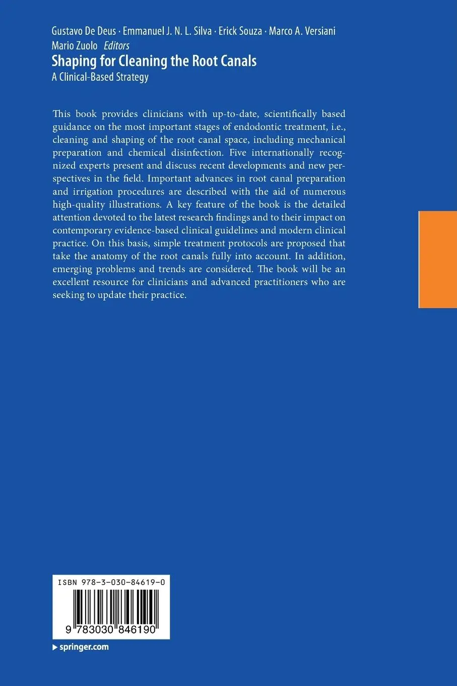 Rückseite: 9783030846190 | Shaping for Cleaning the Root Canals | A Clinical-Based Strategy