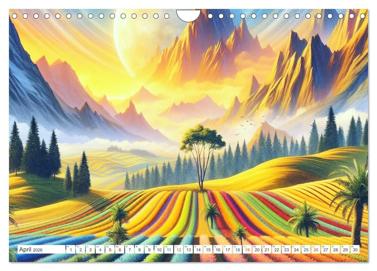 Bild: 9783457326190 | Futurplaneten (Wandkalender 2026 DIN A4 quer), CALVENDO Monatskalender