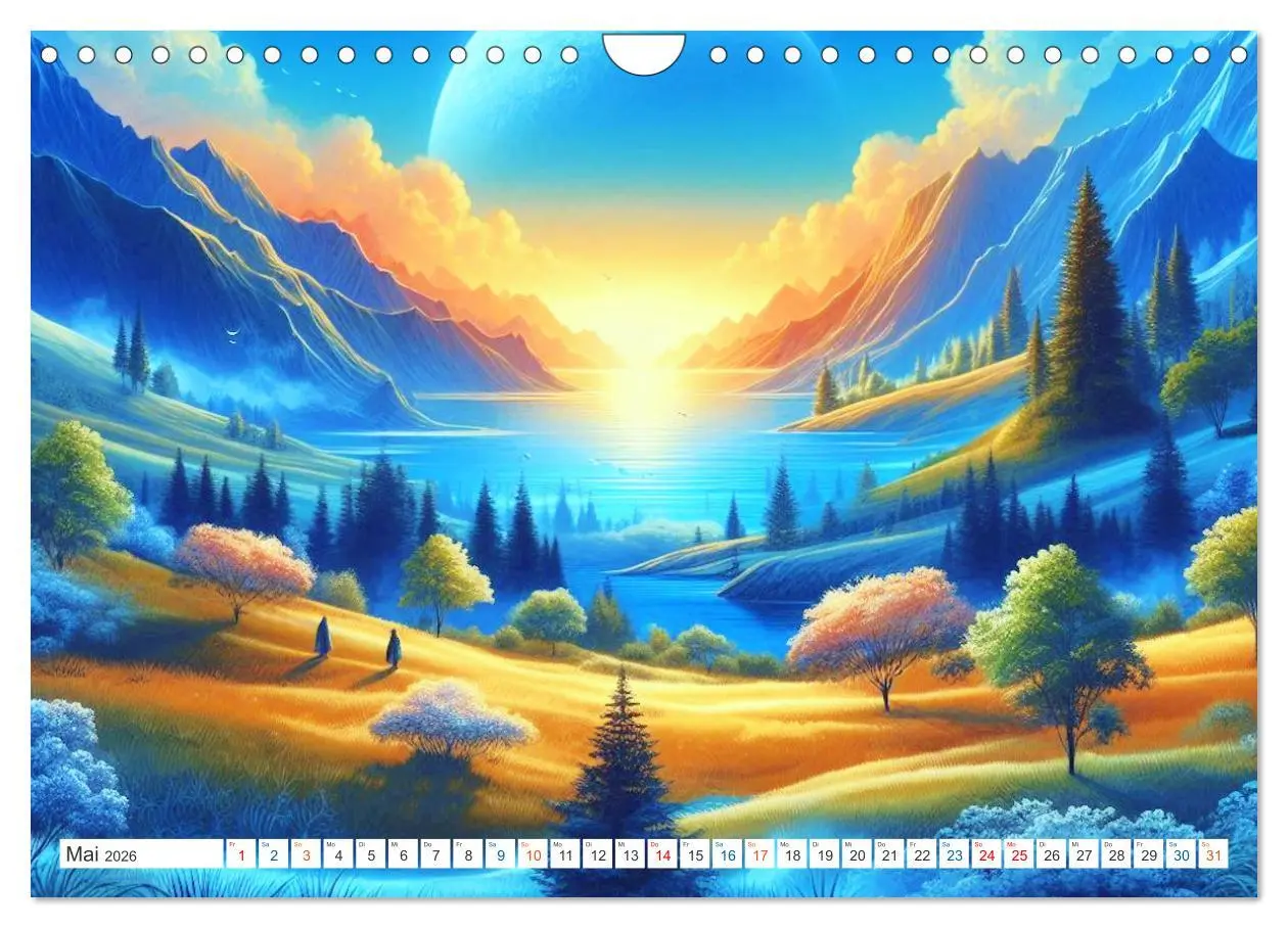 Bild: 9783457326190 | Futurplaneten (Wandkalender 2026 DIN A4 quer), CALVENDO Monatskalender