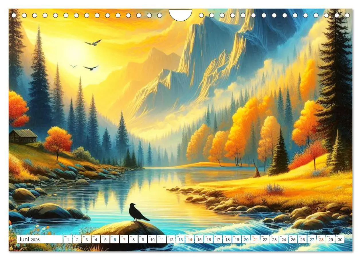 Bild: 9783457326190 | Futurplaneten (Wandkalender 2026 DIN A4 quer), CALVENDO Monatskalender