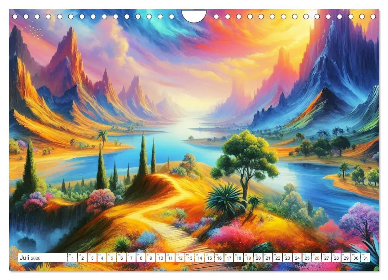 Bild: 9783457326190 | Futurplaneten (Wandkalender 2026 DIN A4 quer), CALVENDO Monatskalender