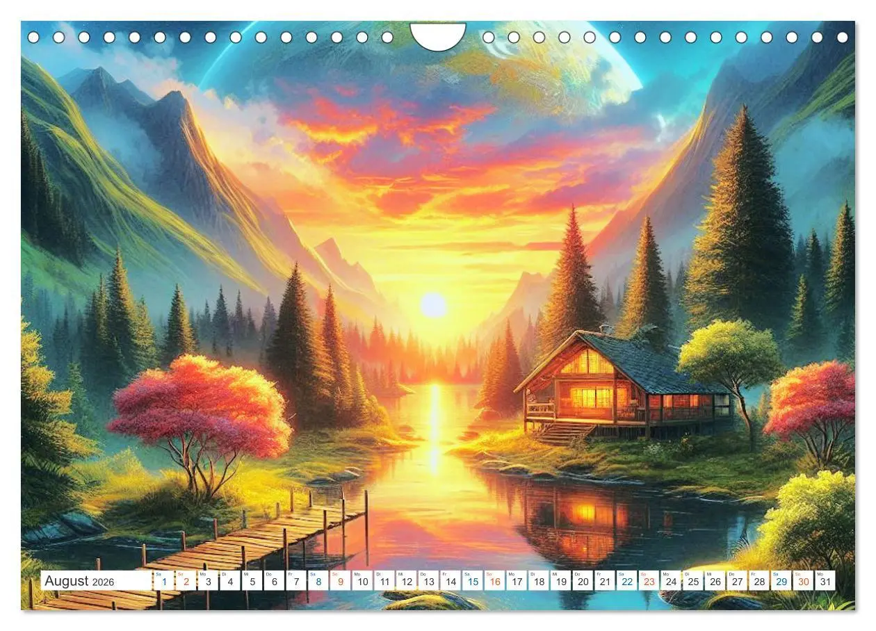 Bild: 9783457326190 | Futurplaneten (Wandkalender 2026 DIN A4 quer), CALVENDO Monatskalender