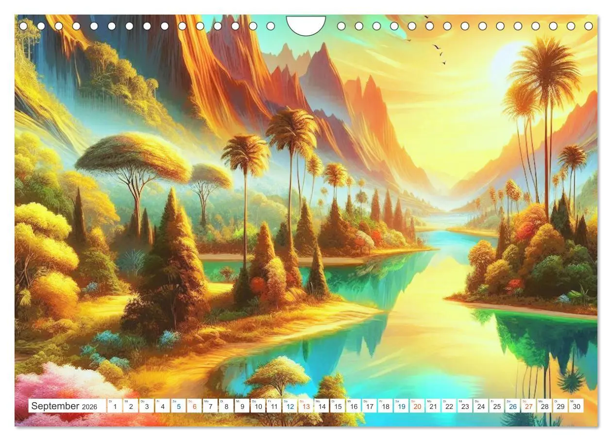 Bild: 9783457326190 | Futurplaneten (Wandkalender 2026 DIN A4 quer), CALVENDO Monatskalender