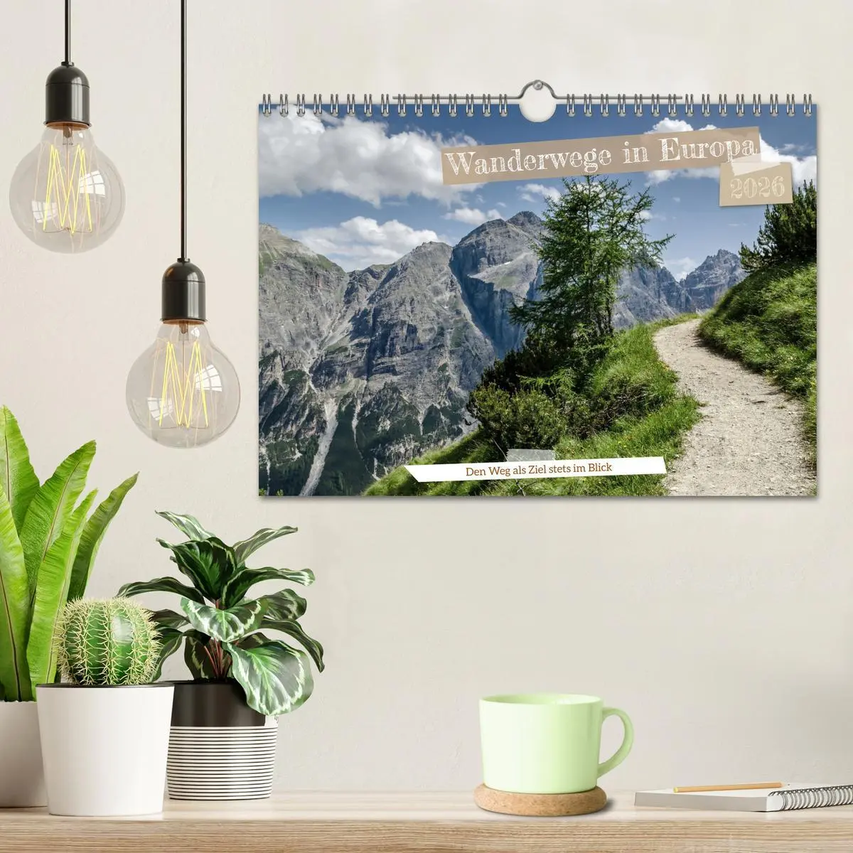 Bild: 9783457566190 | Wanderwege in Europa (Wandkalender 2026 DIN A4 quer), CALVENDO...