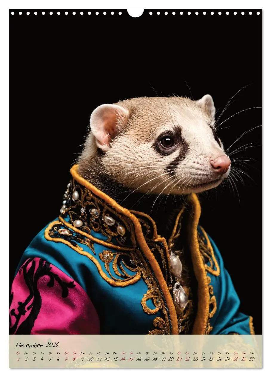 Bild: 9783516276190 | Barocke Tierportraits - Kunst und Klassik (Wandkalender 2026 DIN A3...