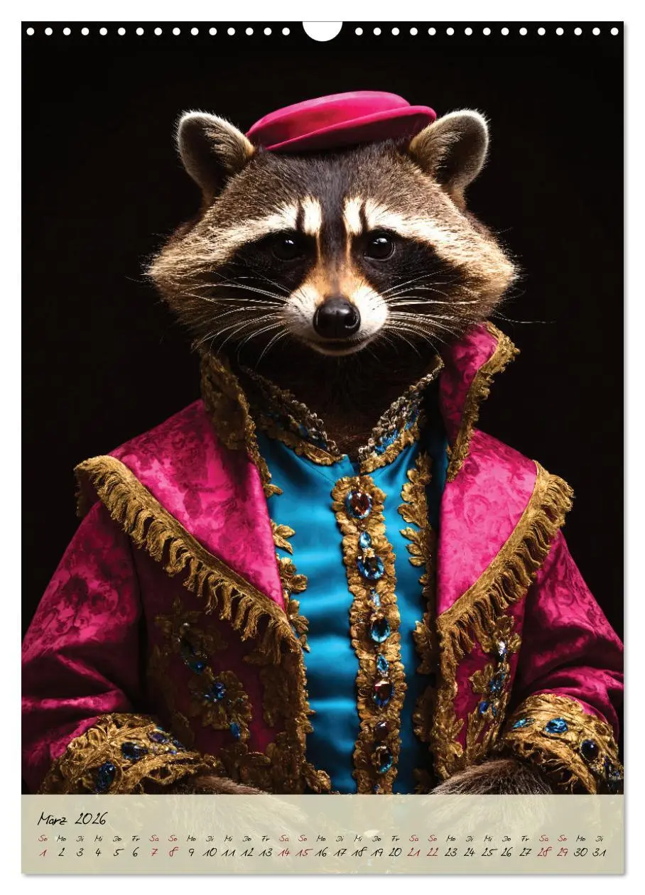 Bild: 9783516276190 | Barocke Tierportraits - Kunst und Klassik (Wandkalender 2026 DIN A3...