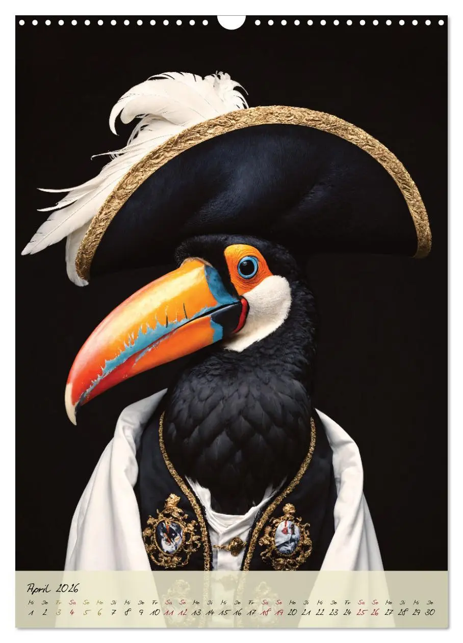 Bild: 9783516276190 | Barocke Tierportraits - Kunst und Klassik (Wandkalender 2026 DIN A3...