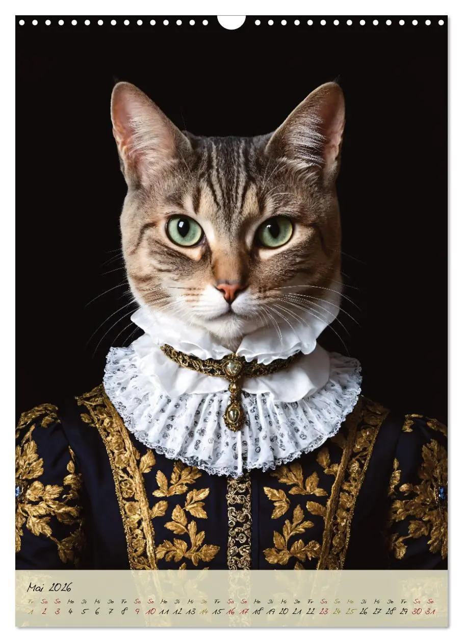 Bild: 9783516276190 | Barocke Tierportraits - Kunst und Klassik (Wandkalender 2026 DIN A3...
