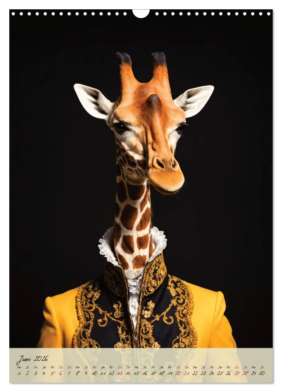Bild: 9783516276190 | Barocke Tierportraits - Kunst und Klassik (Wandkalender 2026 DIN A3...