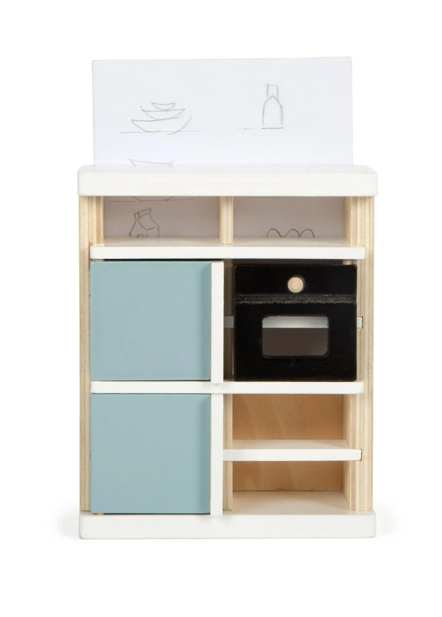 Bild: 4020972126290 | Puppenhausmöbel Küche | Hochschrank: ca. 10 x 5 x 12 cm | 12629 | 2024