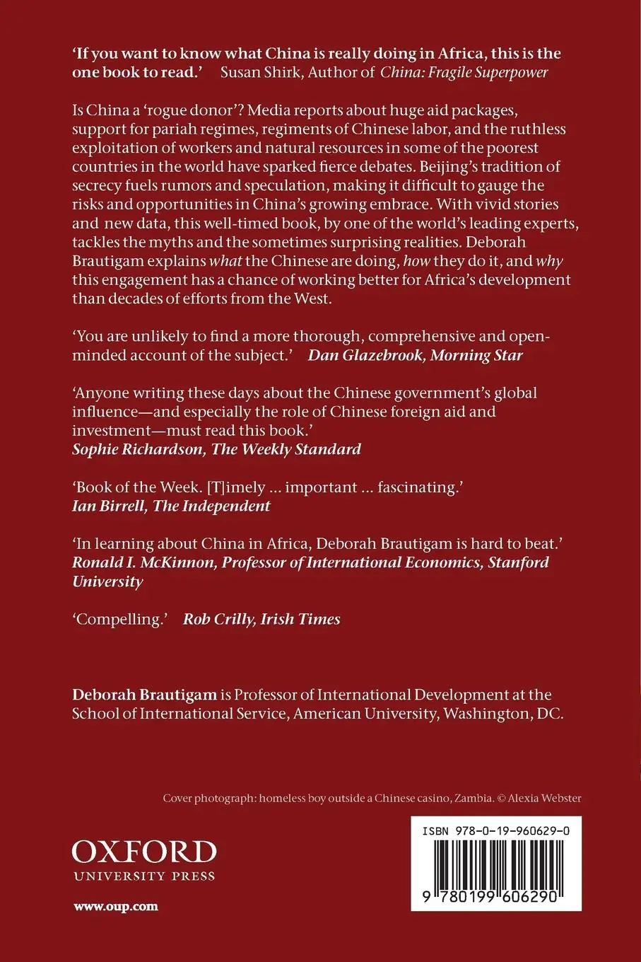 Rückseite: 9780199606290 | Dragon's Gift | The Real Story of China in Africa | Deborah Brautigam