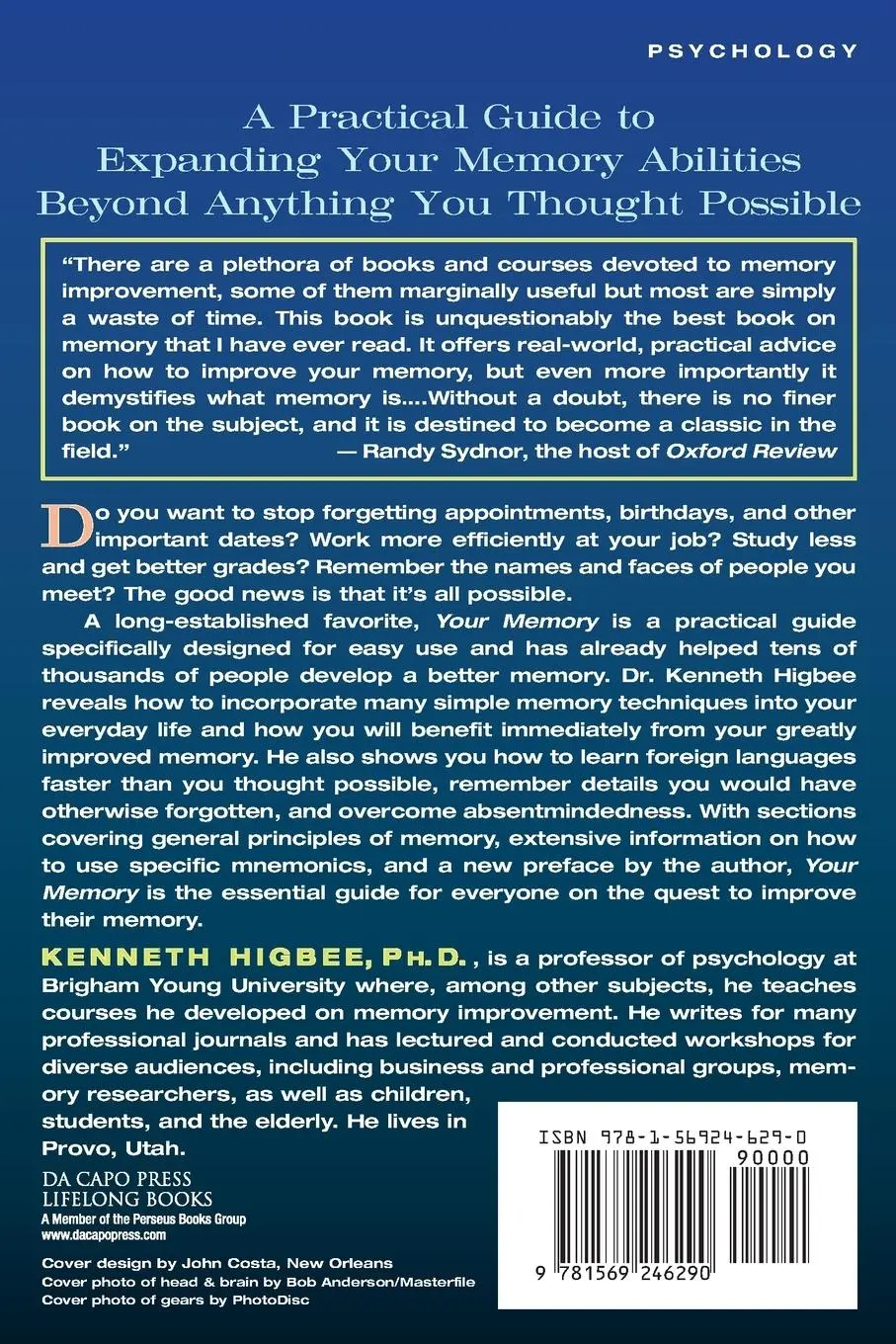 Rückseite: 9781569246290 | Your Memory | How It Works and How to Improve It | Kenneth L Higbee
