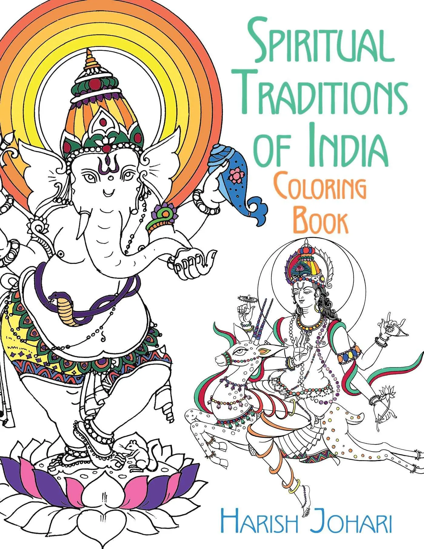 Cover: 9781620556290 | Spiritual Traditions of India Coloring Book | Harish Johari | Buch