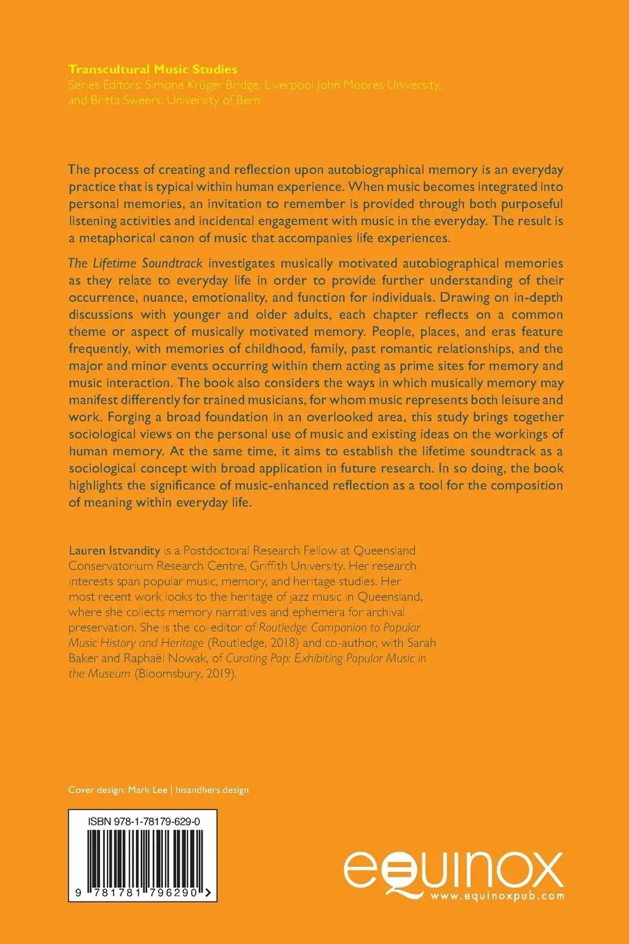 Rückseite: 9781781796290 | The Lifetime Soundtrack | Music and Autobiographical Memory | Buch
