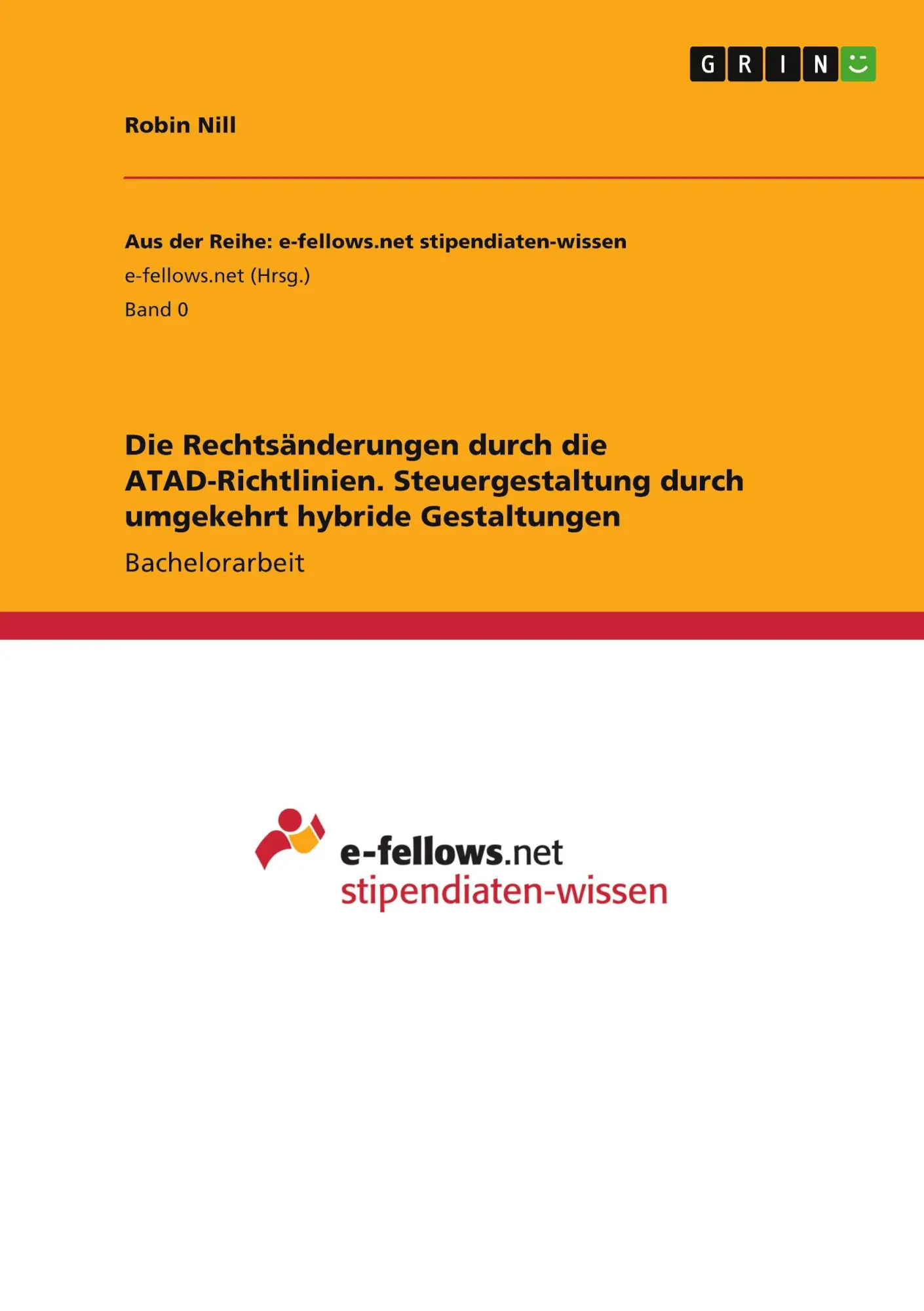 Cover: 9783346746290 | Die Rechtsänderungen durch die ATAD-Richtlinien. Steuergestaltung...