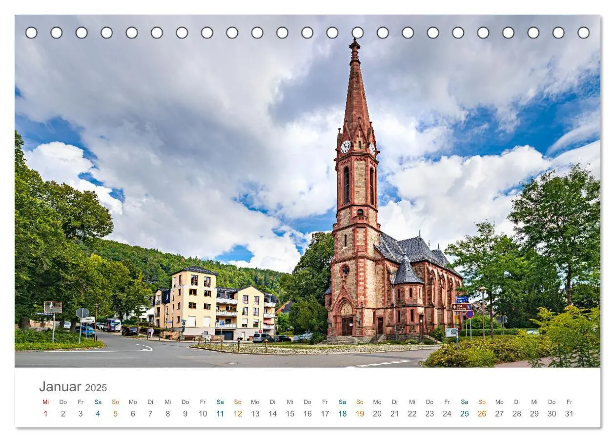 Bild: 9783457176290 | Rudolstadt - im Tal der Saale (Tischkalender 2025 DIN A5 quer),...