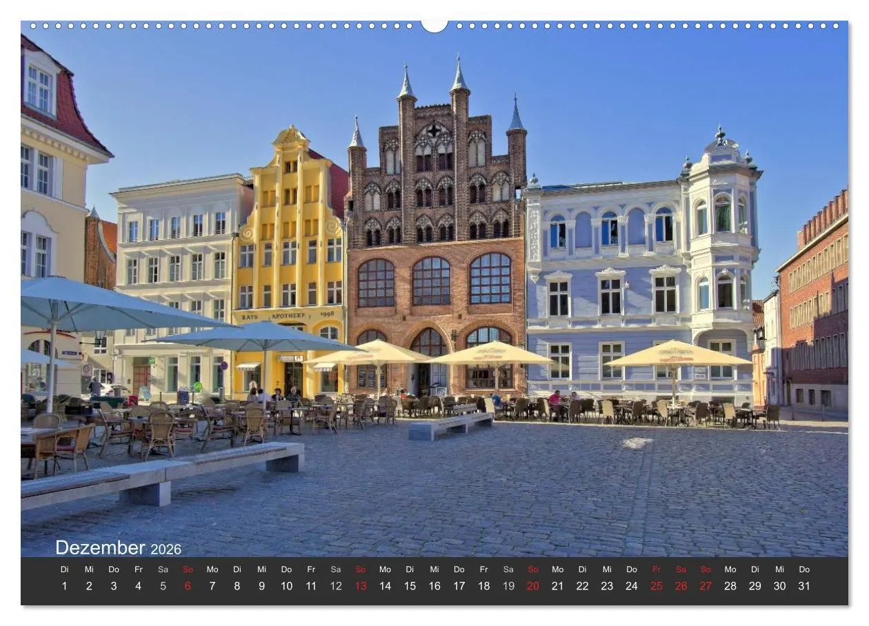 Bild: 9783516026290 | Stralsund. Das Tor zur Insel Rügen (Wandkalender 2026 DIN A2 quer),...
