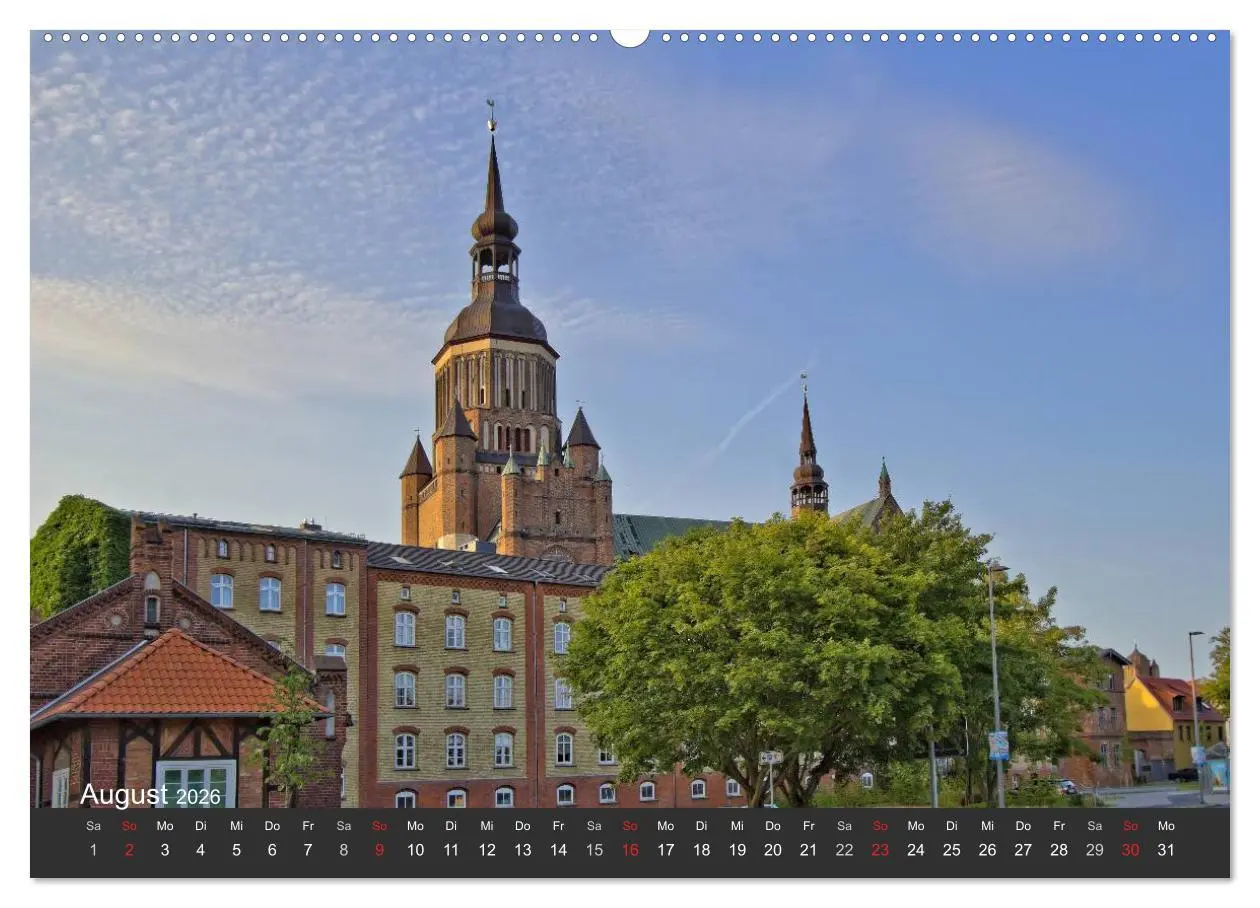 Bild: 9783516026290 | Stralsund. Das Tor zur Insel Rügen (Wandkalender 2026 DIN A2 quer),...