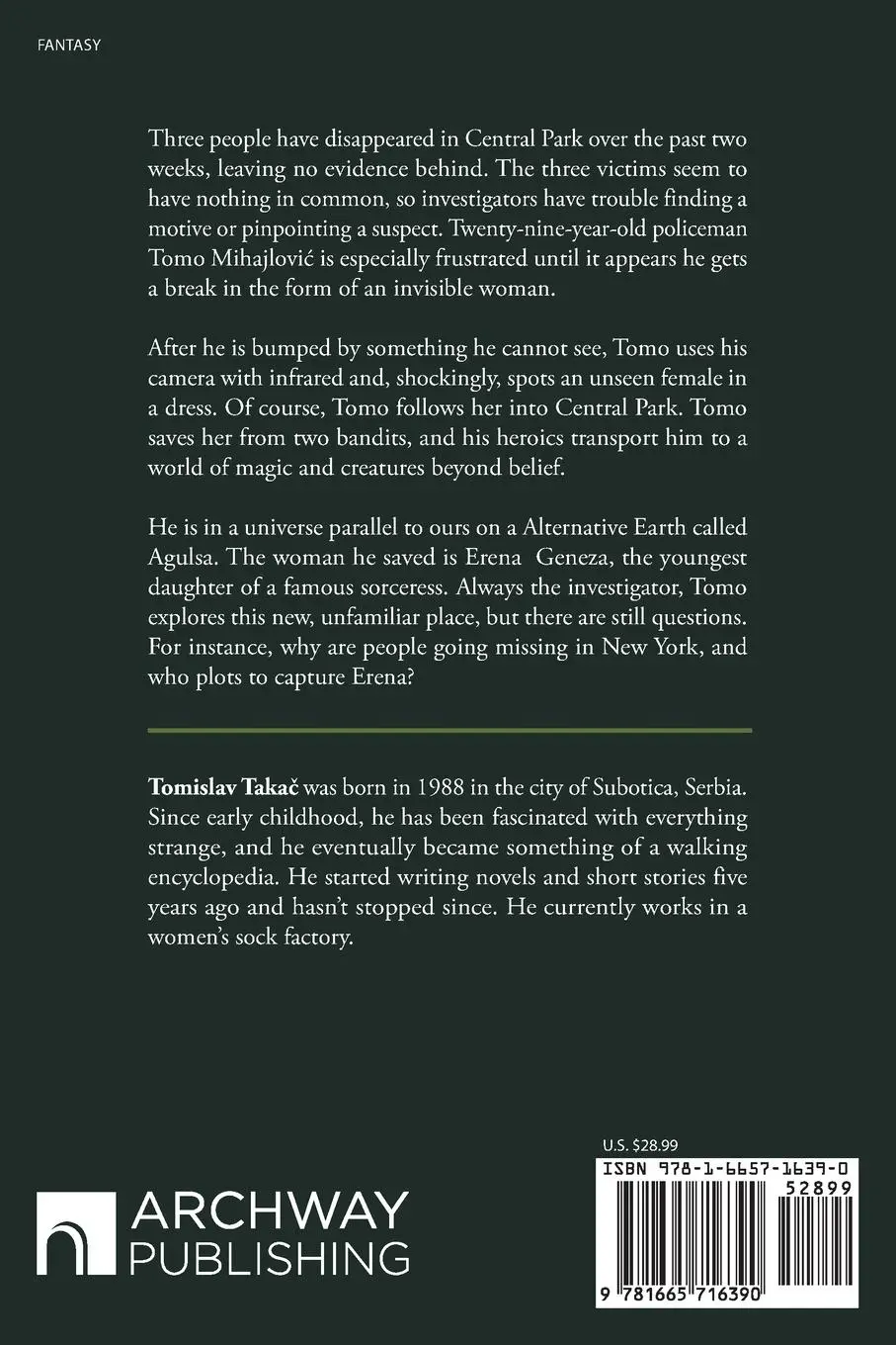 Rückseite: 9781665716390 | Strigorov's Forest | Tomislav Takac | Taschenbuch | Englisch | 2022