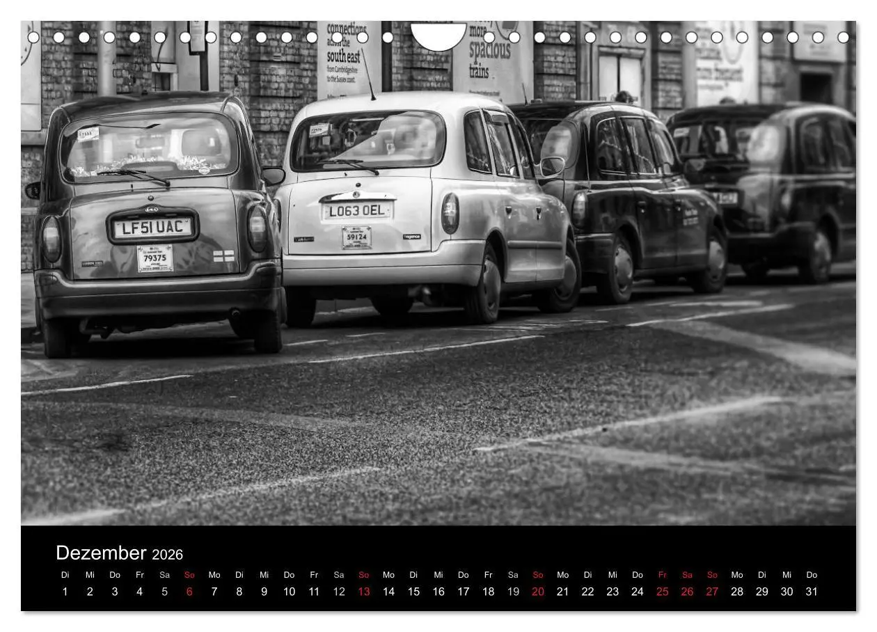 Bild: 9783516016390 | Unterwegs in London (Wandkalender 2026 DIN A4 quer), CALVENDO...