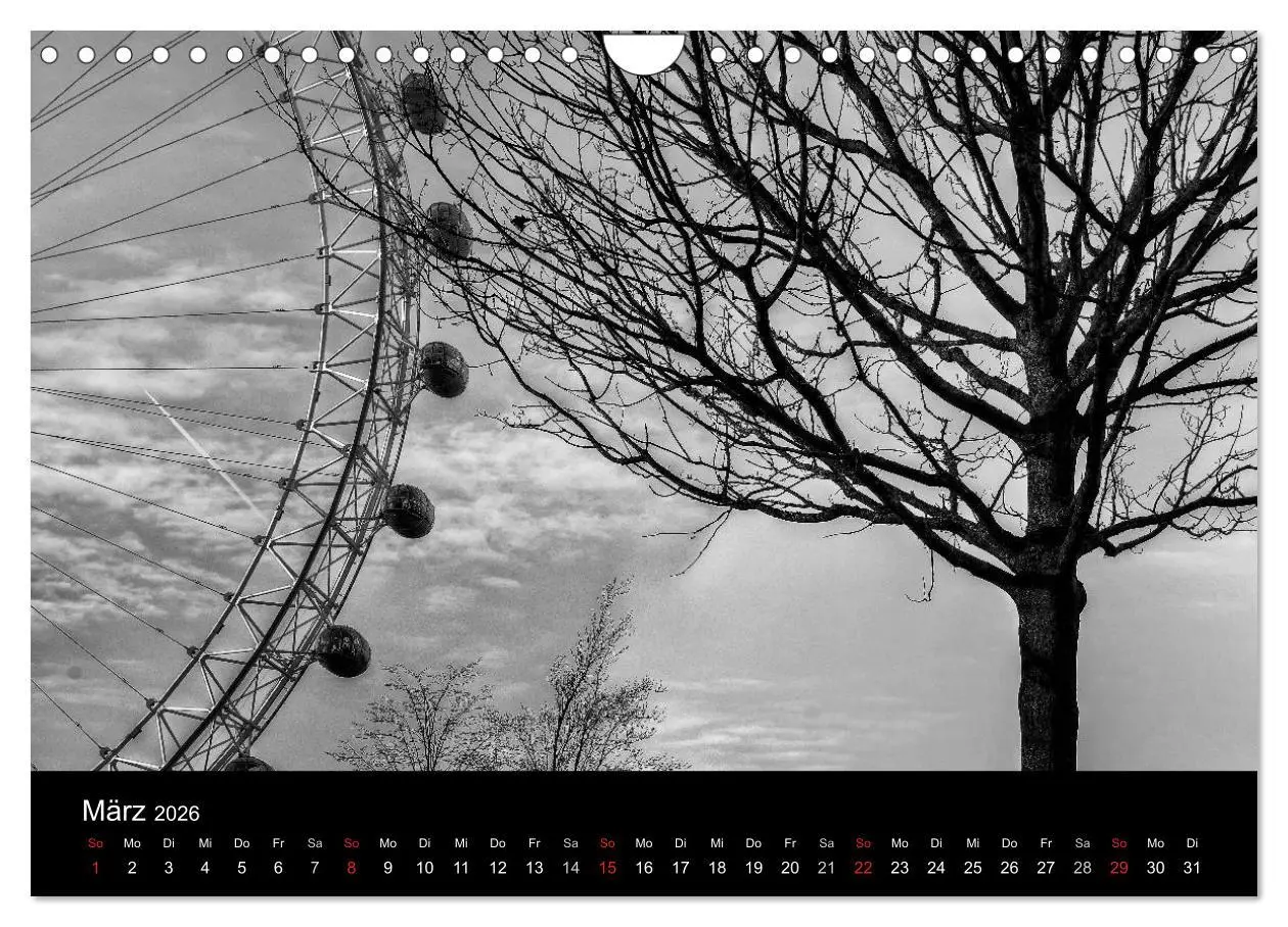 Bild: 9783516016390 | Unterwegs in London (Wandkalender 2026 DIN A4 quer), CALVENDO...