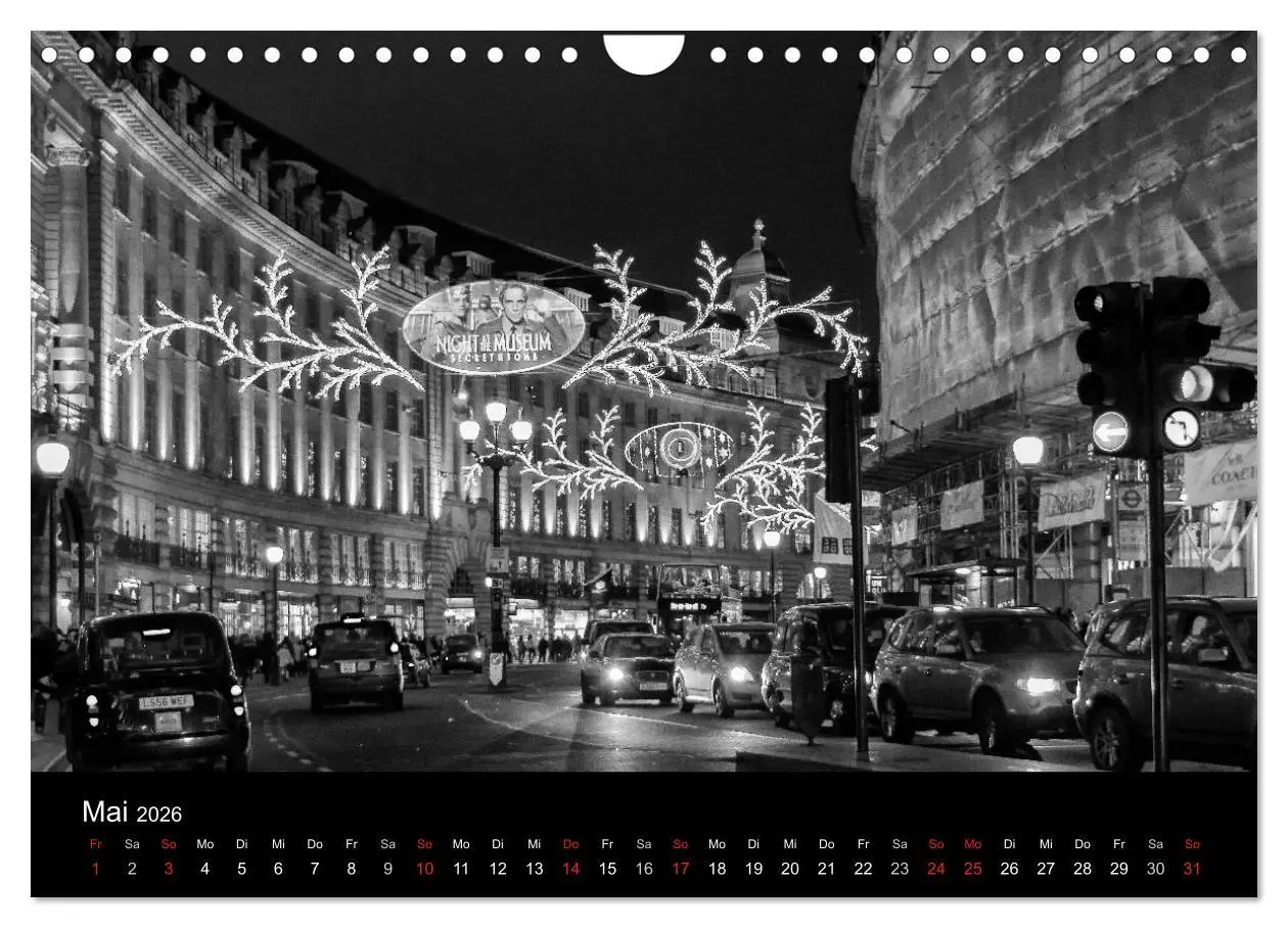 Bild: 9783516016390 | Unterwegs in London (Wandkalender 2026 DIN A4 quer), CALVENDO...