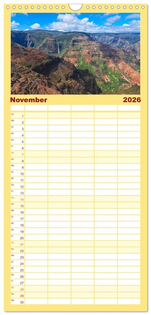 Bild: 9783516496390 | Familienplaner 2026 - Hawaii - Eindrücke von Big Island, Kauai &amp;...