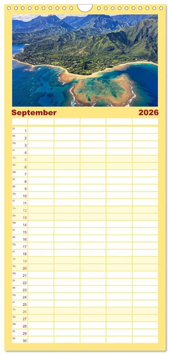 Bild: 9783516496390 | Familienplaner 2026 - Hawaii - Eindrücke von Big Island, Kauai &amp;...