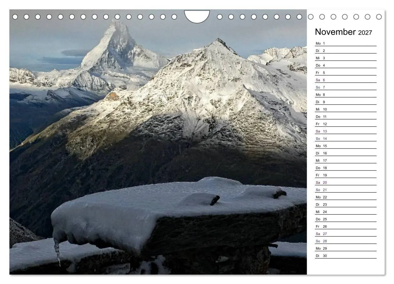 Bild: 9783569966390 | Matterhorn. Der Berg der Berge (Wandkalender 2027 DIN A4 quer),...