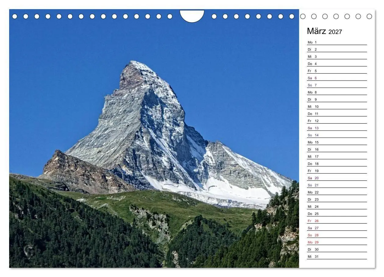 Bild: 9783569966390 | Matterhorn. Der Berg der Berge (Wandkalender 2027 DIN A4 quer),...