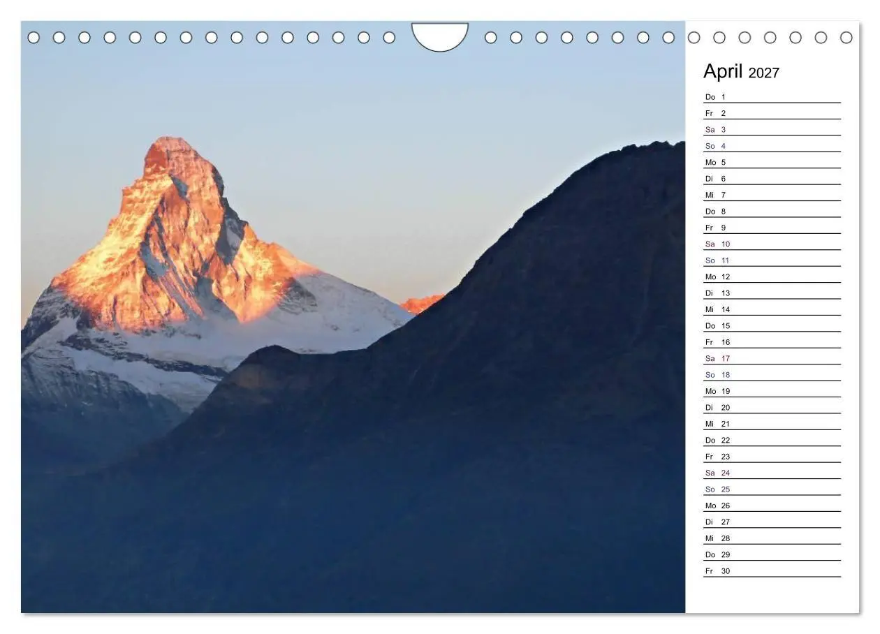 Bild: 9783569966390 | Matterhorn. Der Berg der Berge (Wandkalender 2027 DIN A4 quer),...