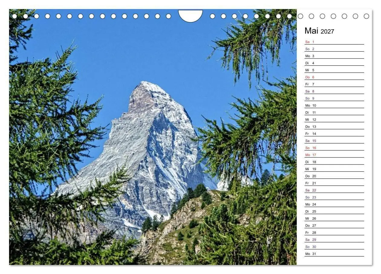 Bild: 9783569966390 | Matterhorn. Der Berg der Berge (Wandkalender 2027 DIN A4 quer),...