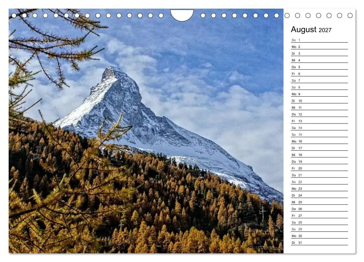 Bild: 9783569966390 | Matterhorn. Der Berg der Berge (Wandkalender 2027 DIN A4 quer),...