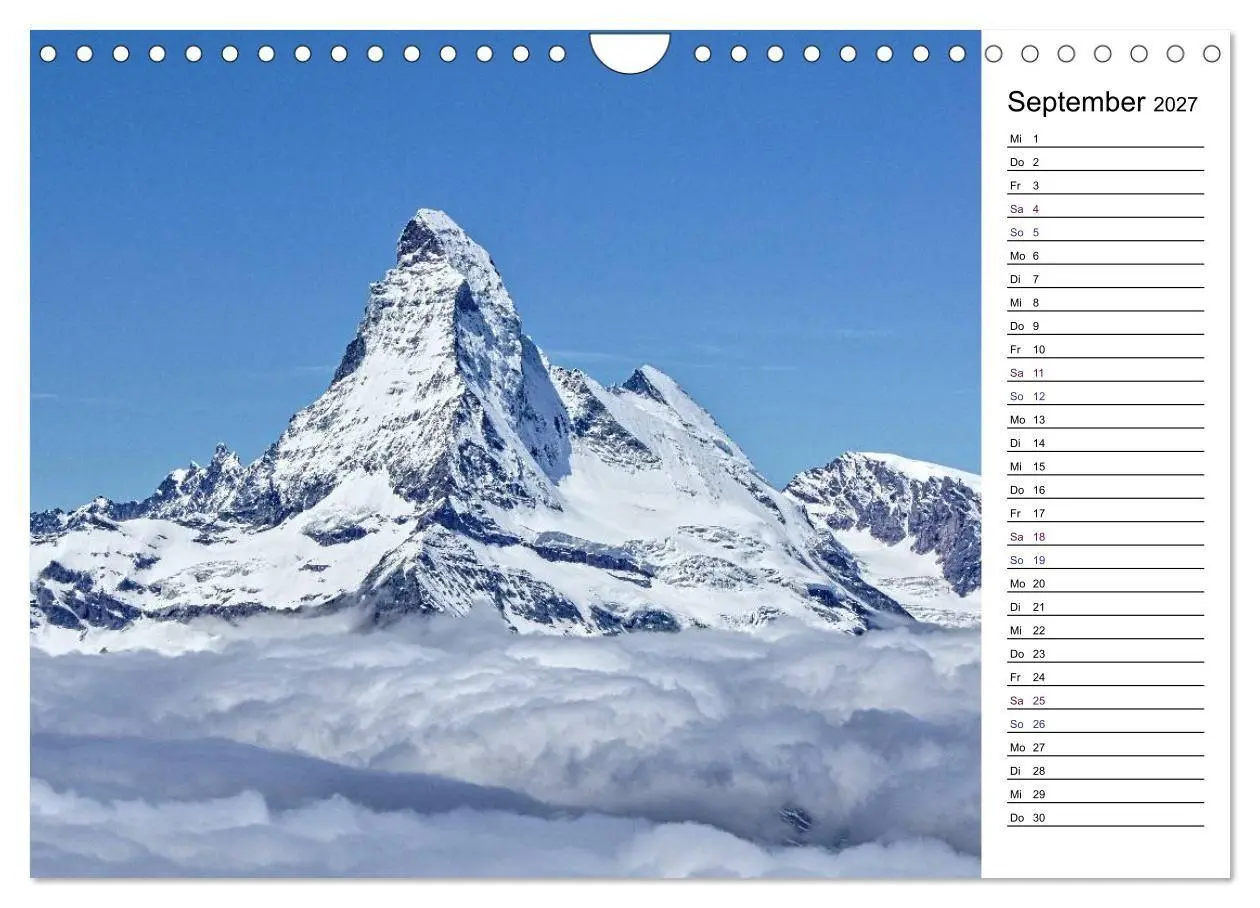 Bild: 9783569966390 | Matterhorn. Der Berg der Berge (Wandkalender 2027 DIN A4 quer),...