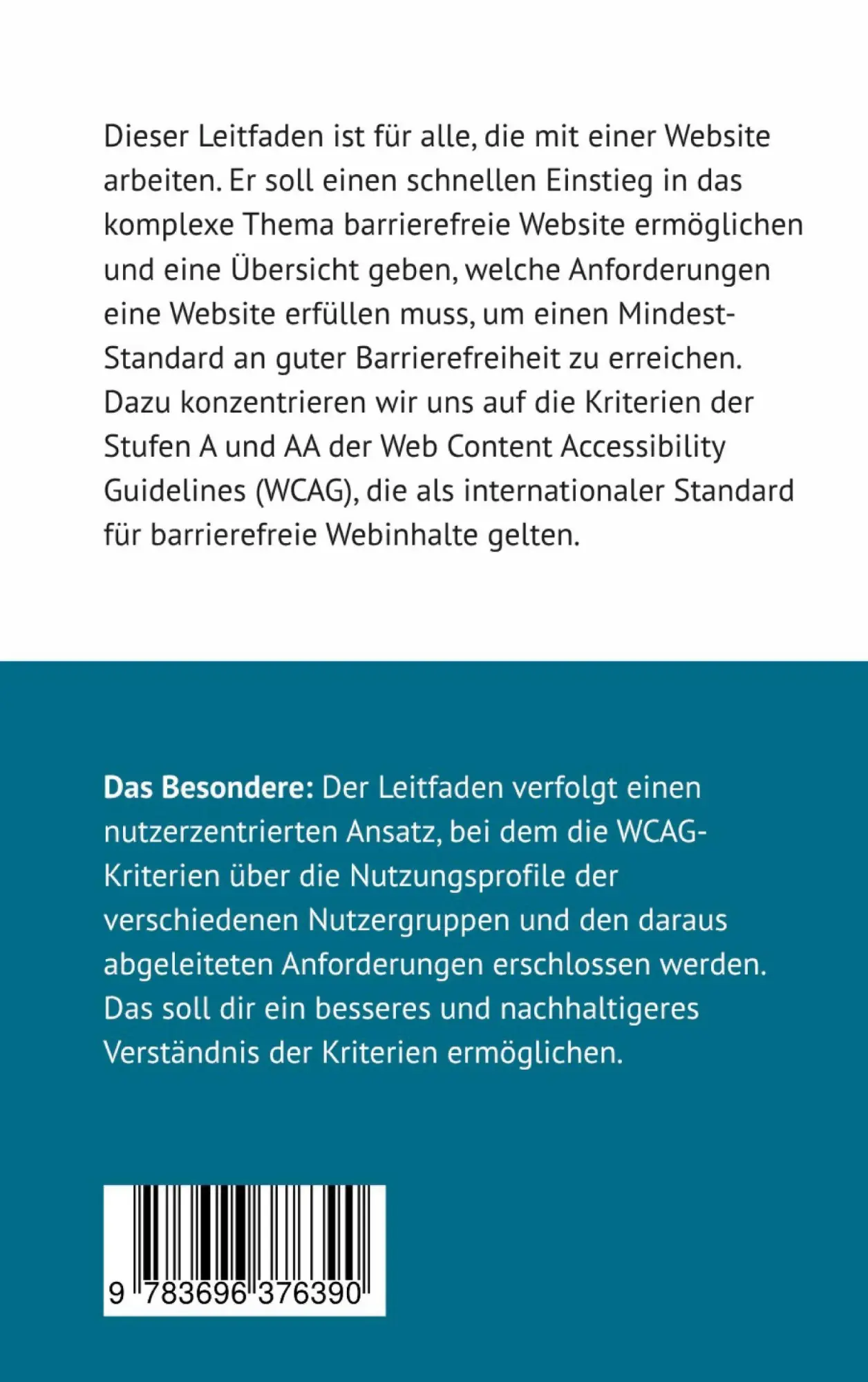 Rückseite: 9783696376390 | Barrierefreie Website nach WCAG 2.2 | Nils Dardemann | Taschenbuch