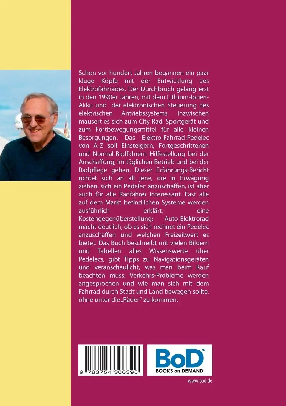 Rückseite: 9783754306390 | Elektrofahrrad - Pedelec von A - Z | Horst Reiner Menzel | Taschenbuch