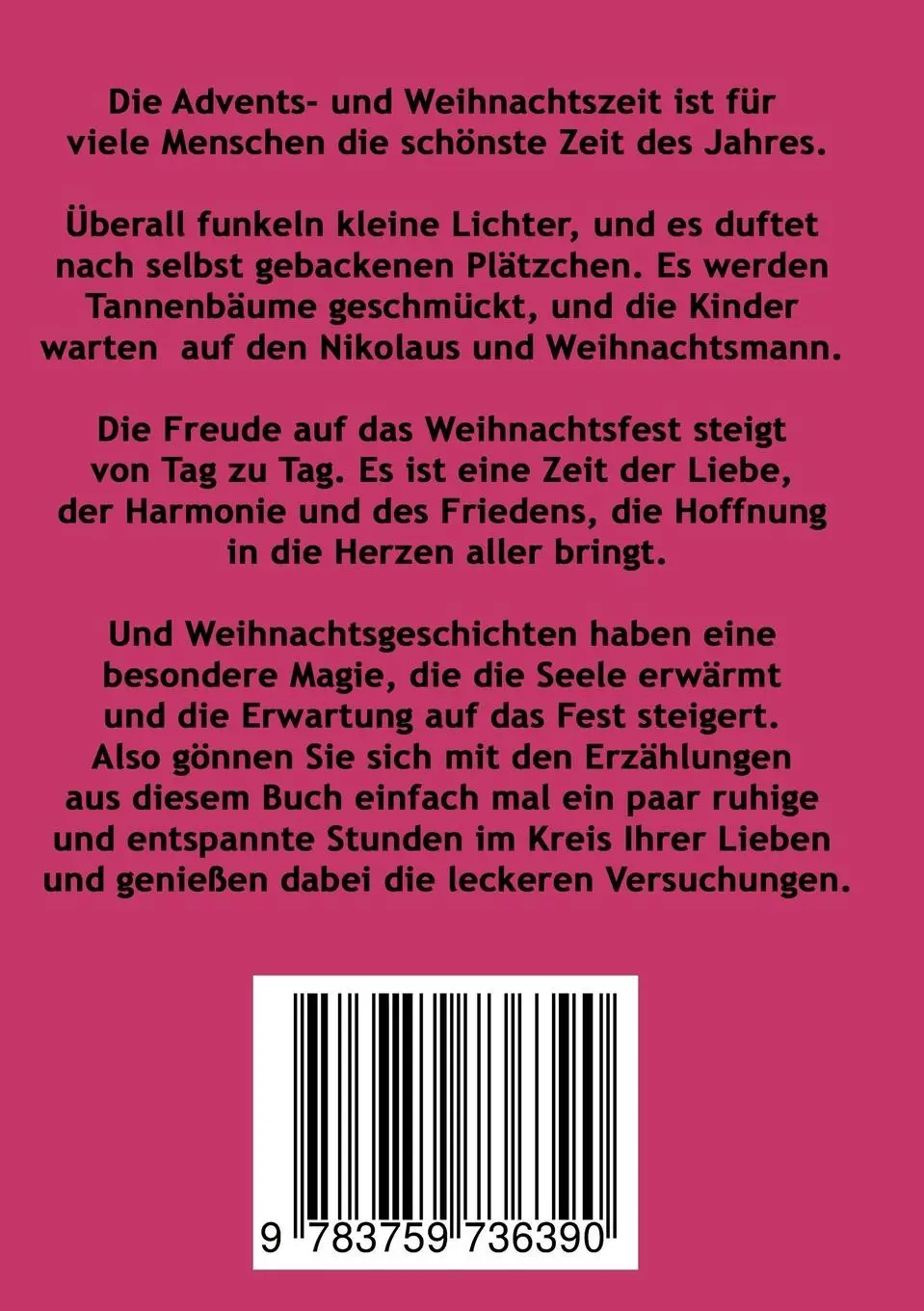 Rückseite: 9783759736390 | Oh Du schöne Advents- und Weihnachtszeit | Britta Kummer | Taschenbuch