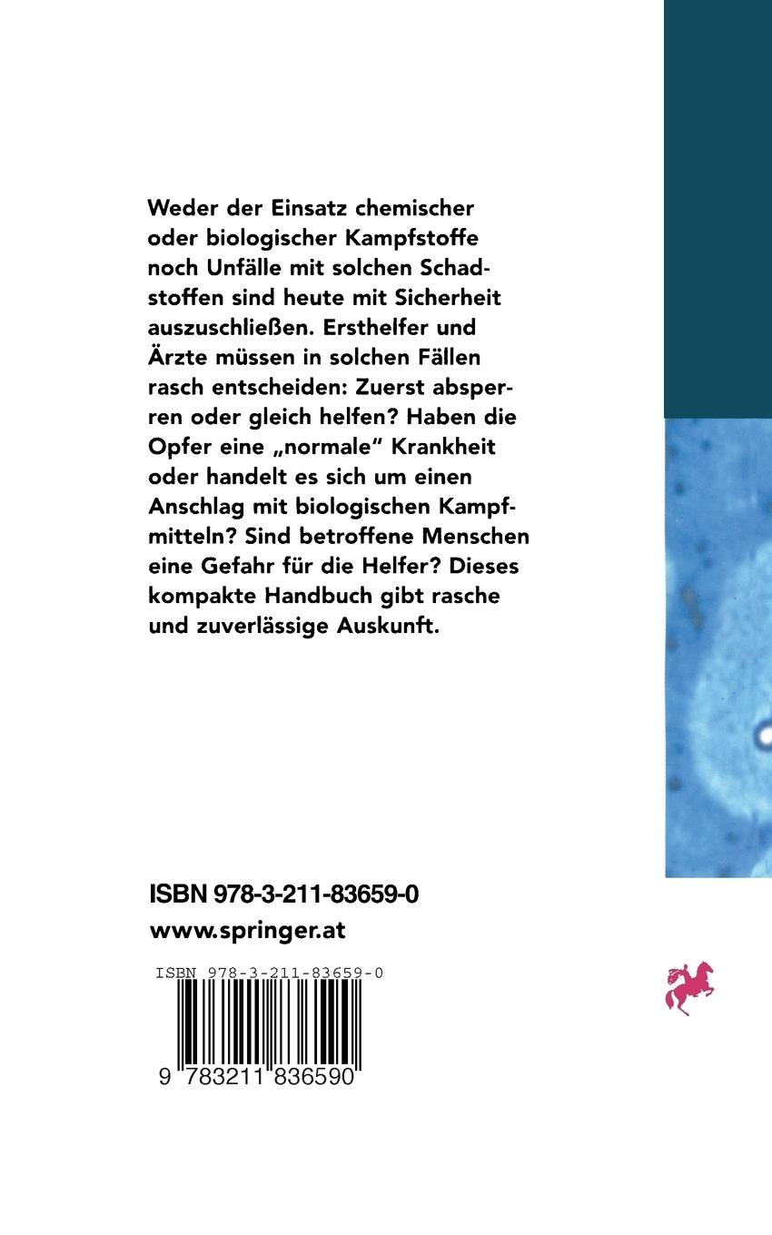 Rückseite: 9783211836590 | Der biologisch-chemische Katastrophenfall | Gerhard Fürnsinn | Buch