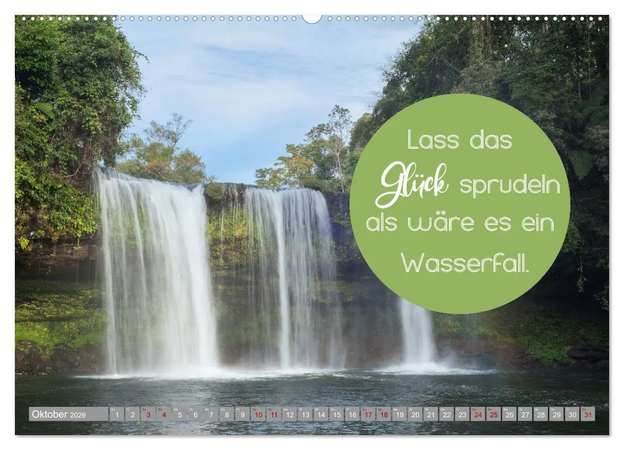 Bild: 9783457456590 | ACHTSAMKEIT - Wege des Glücks (hochwertiger Premium Wandkalender...