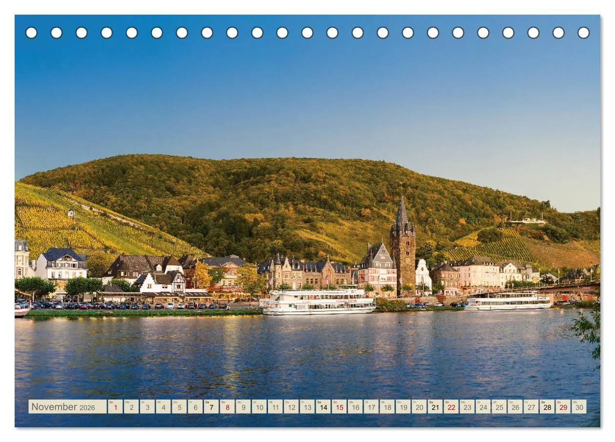Bild: 9783457836590 | Die Mosel von Metz bis Koblenz (Tischkalender 2026 DIN A5 quer),...