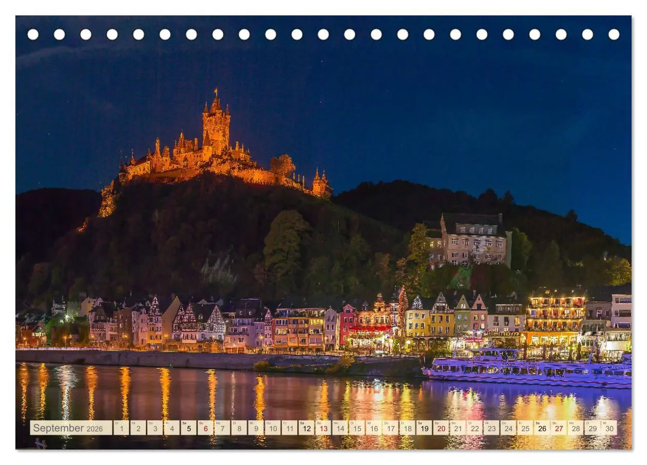 Bild: 9783457836590 | Die Mosel von Metz bis Koblenz (Tischkalender 2026 DIN A5 quer),...