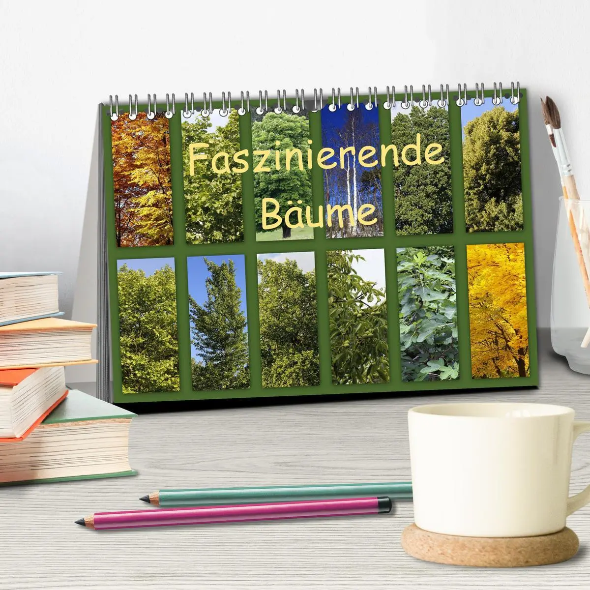 Bild: 9783457906590 | Faszinierende Bäume (Tischkalender 2026 DIN A5 quer), CALVENDO...
