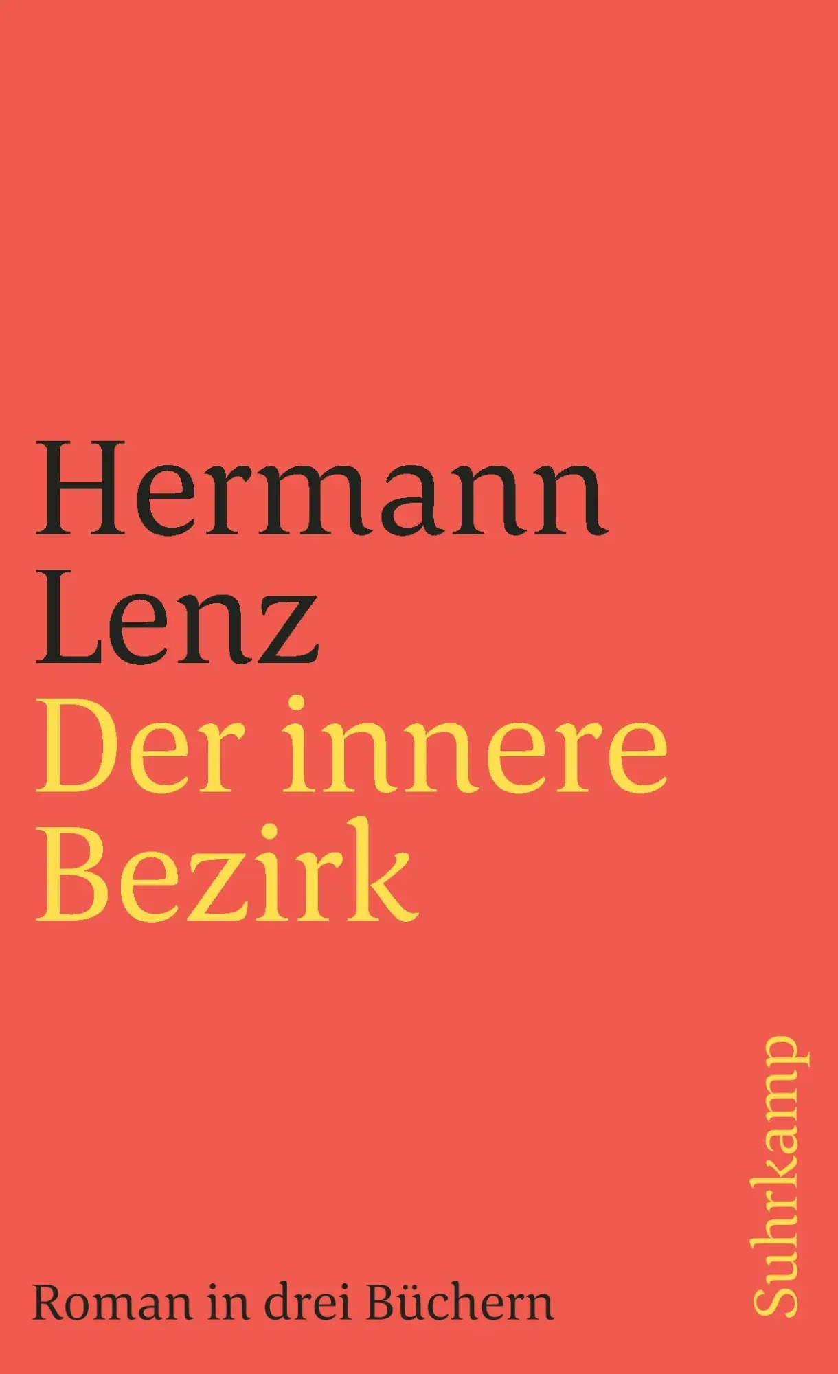 Cover: 9783518386590 | Der innere Bezirk | Roman in drei Büchern | Hermann Lenz | Taschenbuch