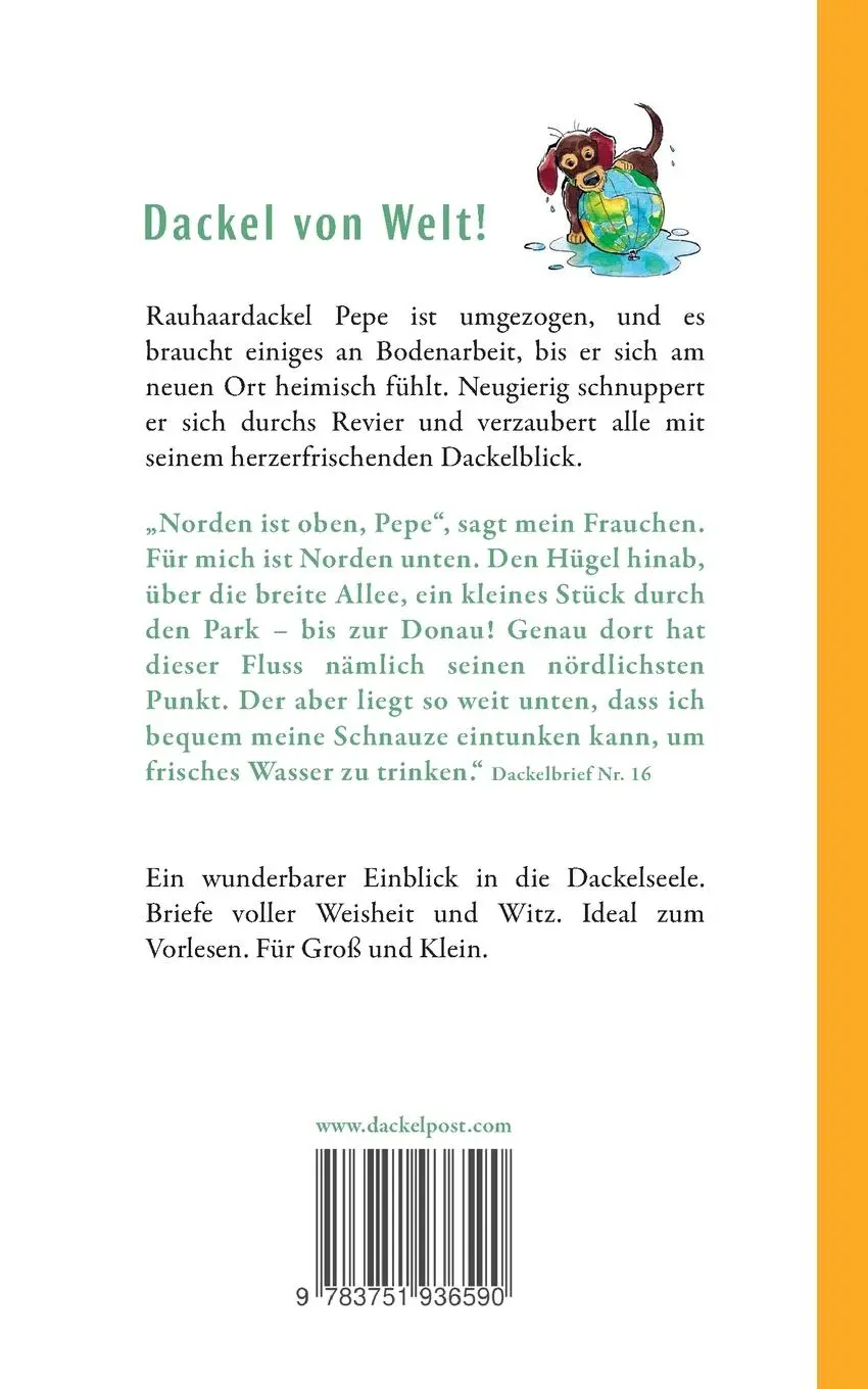 Rückseite: 9783751936590 | Dackelpost | Die zweiten 25 Briefe | Cordula Carla Gerndt | Buch