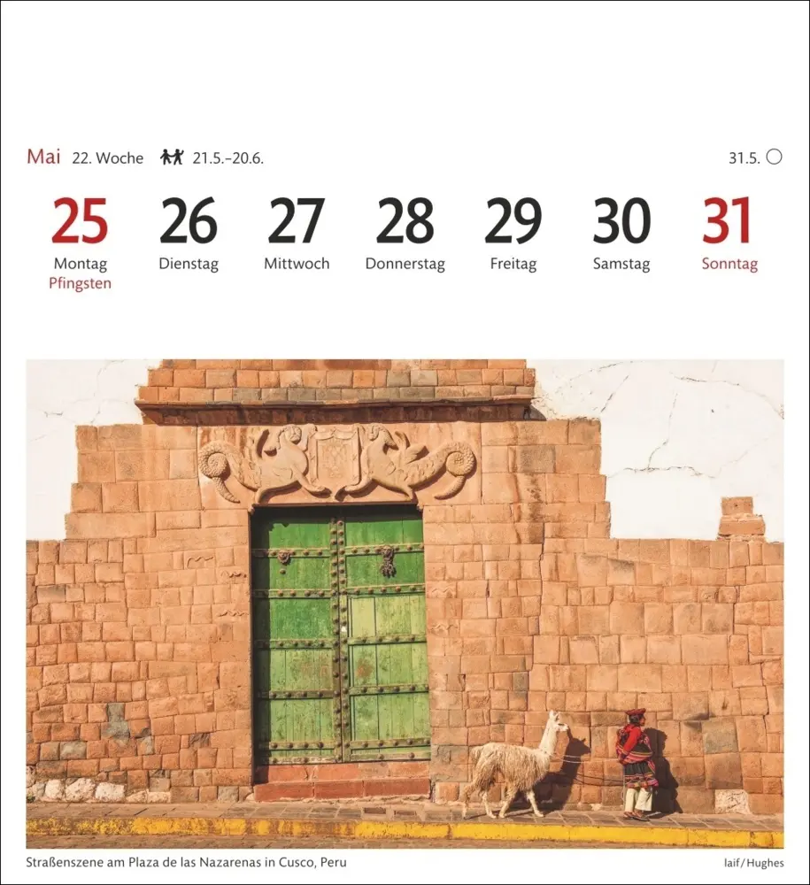 Bild: 9783840036590 | Traumziele Sehnsuchtskalender 2026 - Wochenkalender mit 53 Postkarten