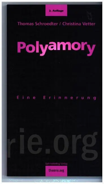 Cover: 9783896576590 | Polyamory | Eine Erinnerung | Thomas Schroedter (u. a.) | Taschenbuch